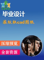 滾紋機cad圖紙